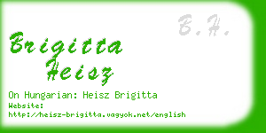 brigitta heisz business card